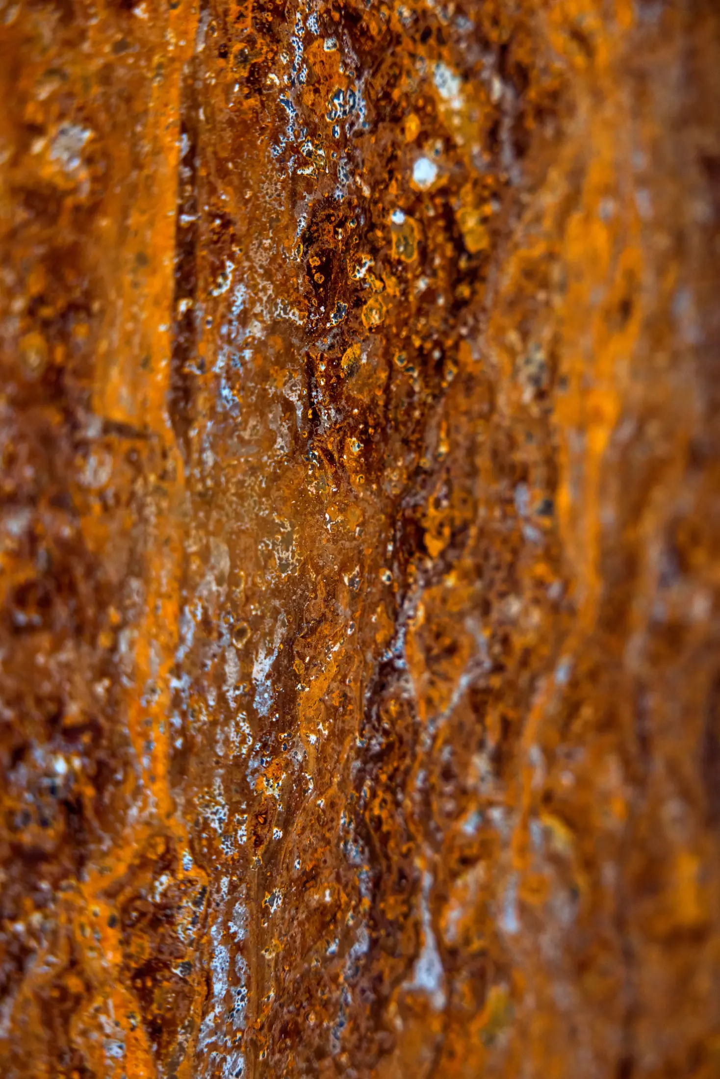 Dettaglio materico in corten